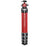 Leofoto LA-324C Athena Tripod with Red LH-40LR Ball Head