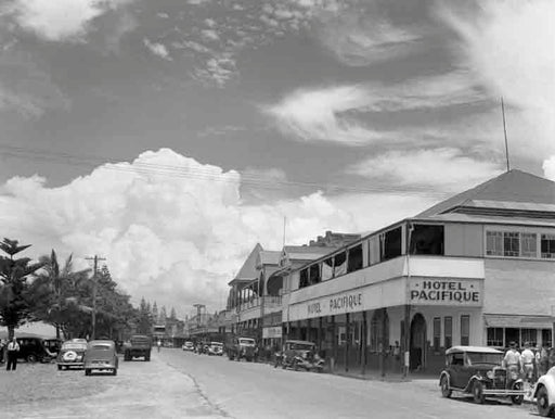 Thunderstorm Wharf Street 1940's