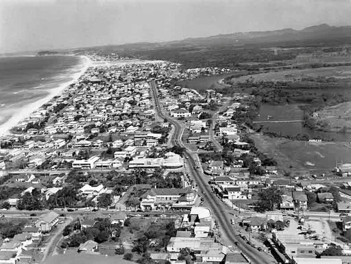 Aerial Surfers Paradise - 1950's