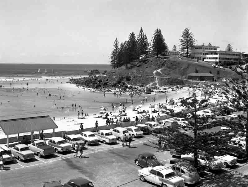 Hobie-cats off Greenmount Point 1940's