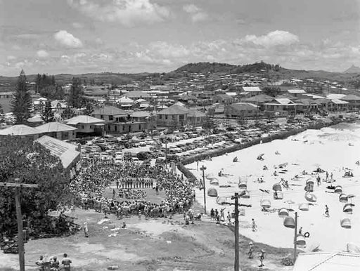 Hokey Pokey event Greenmount Beach 1950's