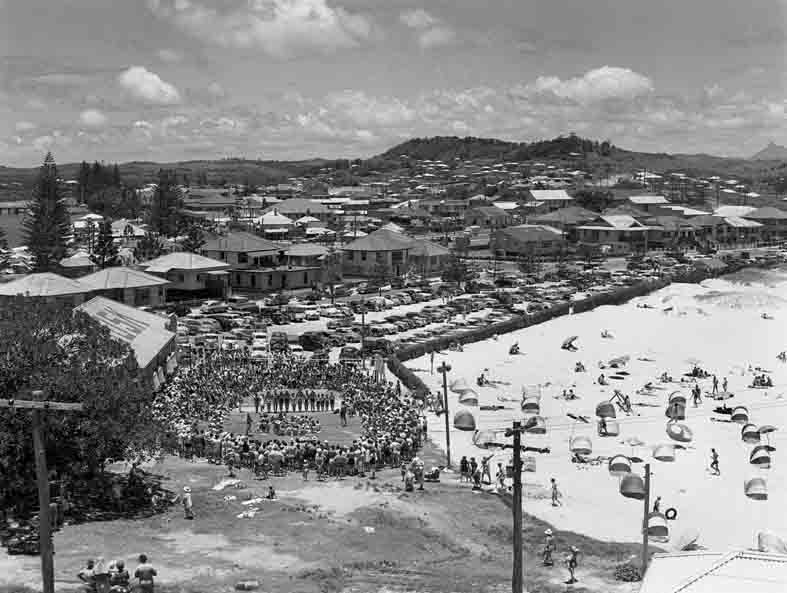 Hokey Pokey event Greenmount Beach 1950's