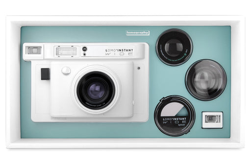 Lomo’Instant Wide Camera and Lenses (White Edition)