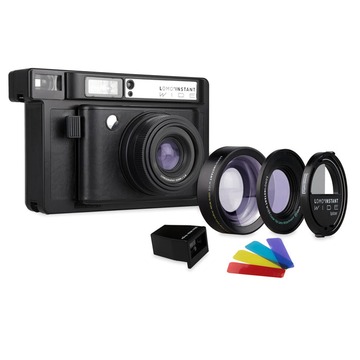 Lomo'Instant Wide Camera and Lenses (Black Edition)